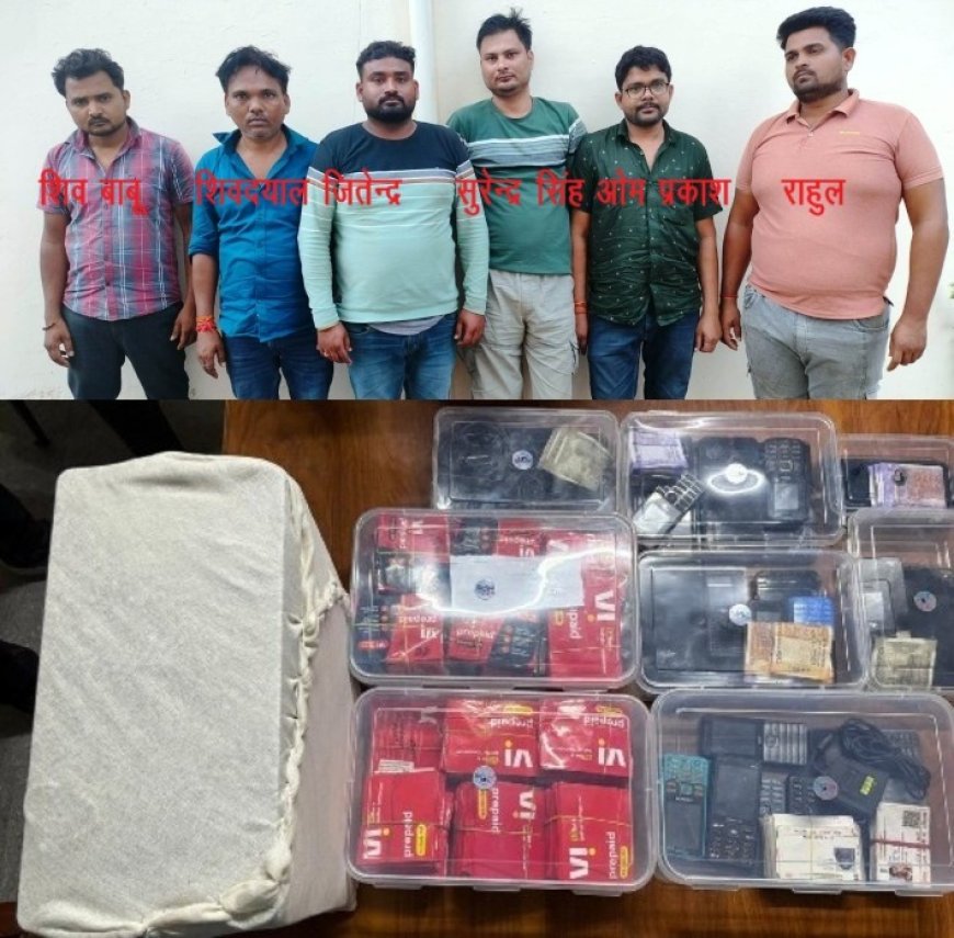 चित्रकूट: एसटीएफ ने साइबर क्राइम के बड़े गिरोह का किया पर्दाफाश, 6 गिरफ्तार