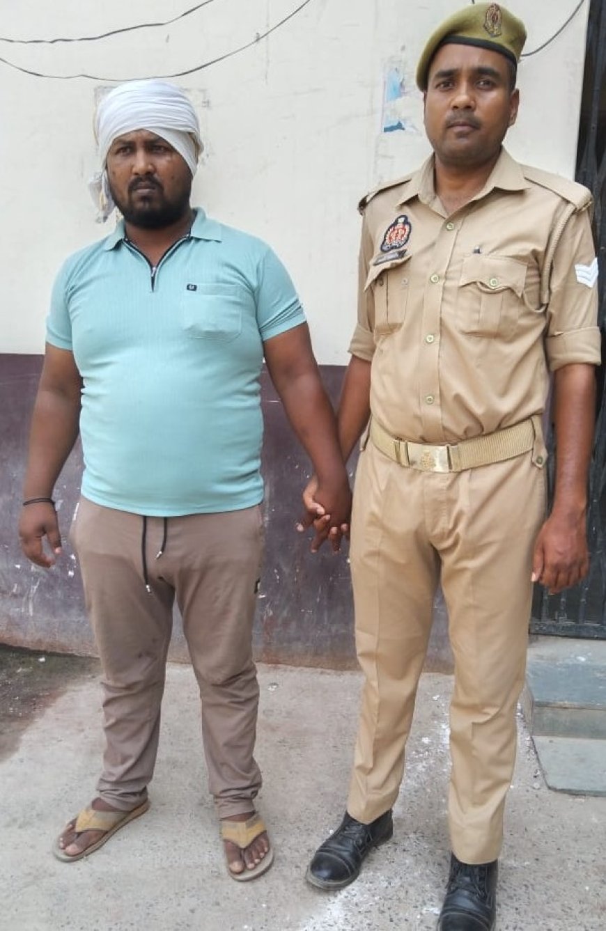 कंदवा पुलिस की गिरफ्त में कानून का भगोड़ा: वारंटी अभियुक्त सलाखों के पीछे