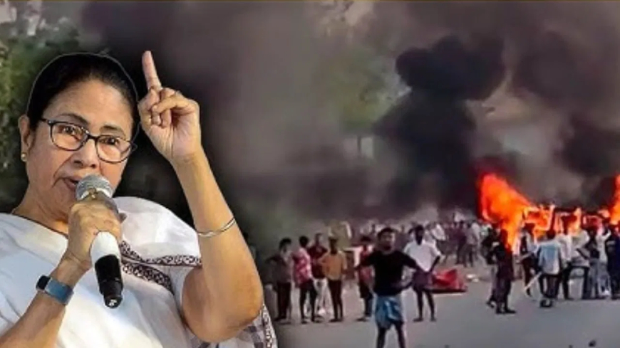 मुर्शिदाबाद हिंसा पर ममता का पलटवार: 'बाहर से आए थे दंगाई', BJP ने कहा, 'TMC हिंदू विरोधी'