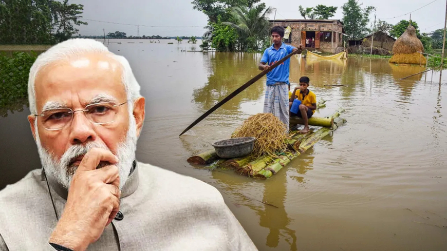 आसमानी कहर पूर्वोत्तर पर: पीएम मोदी ने बढ़ाया मदद का हाथ