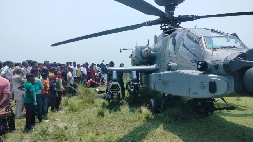 सहारनपुर में सेना के हेलिकॉप्टर की इमरजेंसी लैंडिंग, दोनों पायलट सुरक्षित