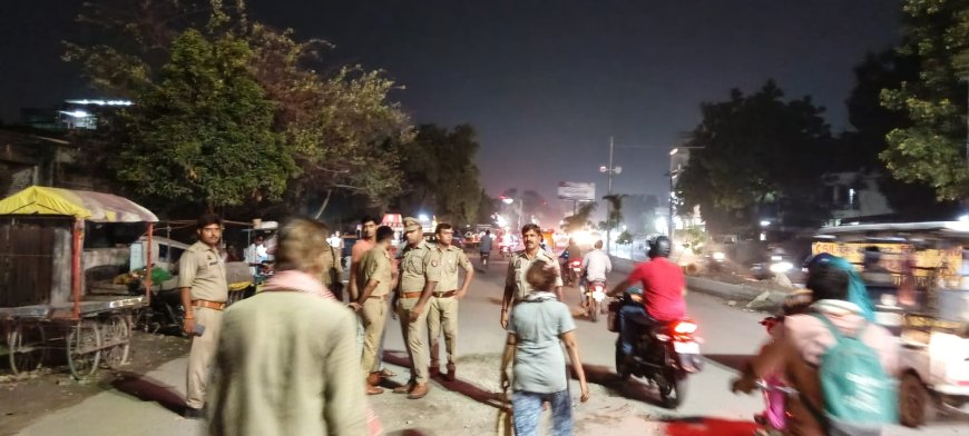 वाराणसी में 'ऑपरेशन चक्रव्यूह' जारी: भेलूपुर पुलिस ने चलाया सघन चेकिंग अभियान