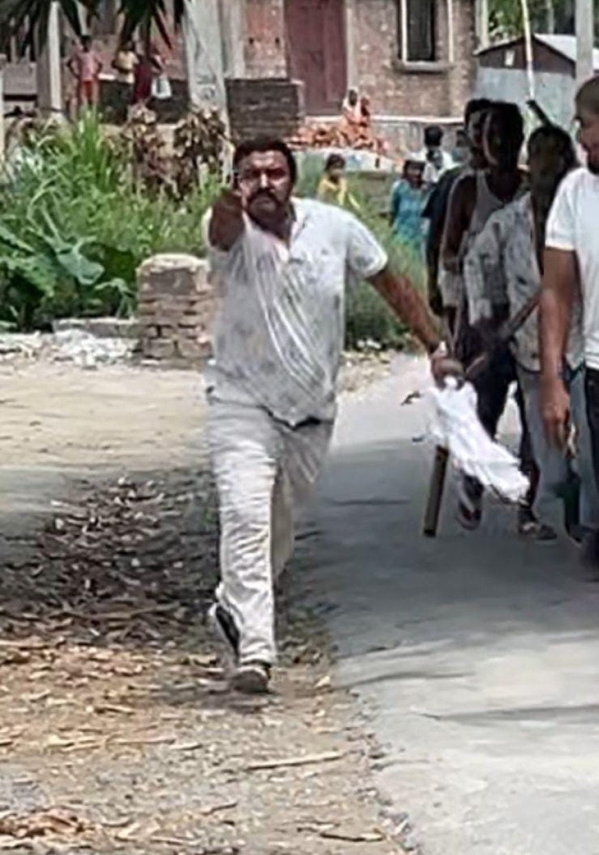 कुशीनगर में ग्राम प्रधान की दबंगई: आम तोड़ने के विवाद में फायरिंग का आरोप, वीडियो वायरल