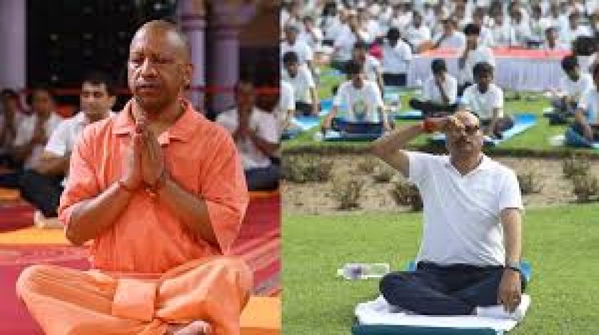 अंतर्राष्ट्रीय योग दिवस: गोरखपुर में सीएम योगी, लखनऊ में डिप्टी सीएम पाठक ने किया योगाभ्यास