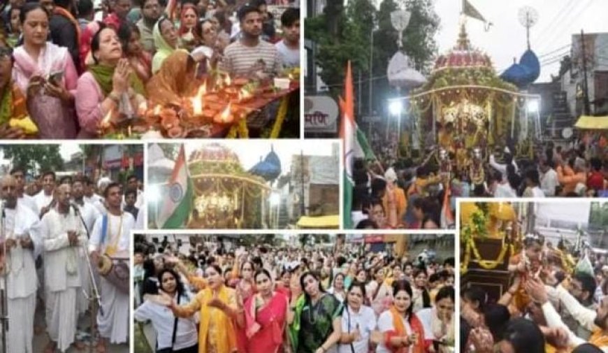 Rathayatra Mela : वाराणसी में 'जय जगन्नाथ' की गूंज रथ पर सवार हुए भगवान, भक्तों को दिए दर्शन