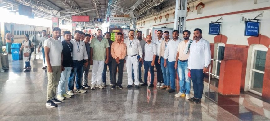 प्रयागराज रामबाग रेलवे स्टेशन पर दो दिवसीय नागरिक सुरक्षा अभ्यास प्रशिक्षण संपन्न
