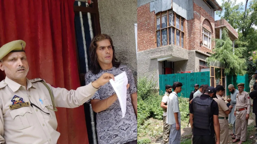 श्रीनगर पुलिस की ड्रग माफिया पर बड़ी कार्रवाई: ₹50 लाख की संपत्ति जब्त