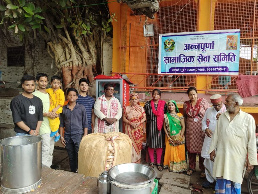 वाराणसी रथयात्रा मेले में पर्यावरण संरक्षण का संदेश, प्रसाद वितरण के साथ जागरूकता अभियान