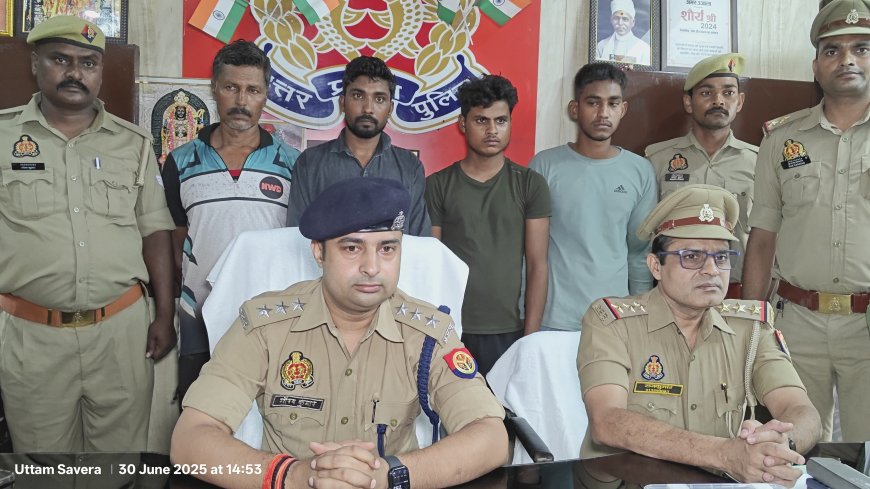 UP News : वाराणसी में बड़ा खुलासा डेयरी संचालक बने पशु तस्कर, 4 गिरफ्तार, 58 गोवंश मुक्त कराए गए