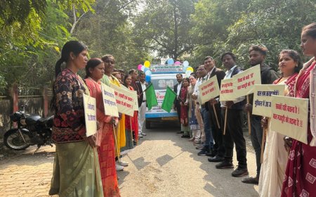Varanasi News Childrens Day: बाल अधिकार सप्ताह का आगाज़, बाल श्रम और बाल विवाह के खिलाफ जागरूकता रथ रवाना (Varanasi News Childrens Day)