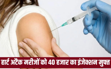 यूपी सरकार का बड़ा फैसला! हार्ट अटैक मरीजों को ₹40,000 का जीवनरक्षक इंजेक्शन बिल्कुल मुफ्त… जानें तरीका और कहाँ मिलेगी सुविधा