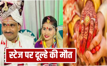 अमरावती शादी दूल्हे की मौत: स्टेज पर दूल्हन के गले में डाली वरमाला; शादी के सिर्फ आधे घंटे बाद दिल का दौरा पड़ने से दूल्हे ने तोड़ा दम, मातम में बदली खुशियां