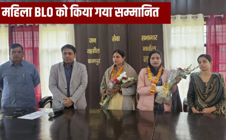 कानपुर महिला BLO कर्मठ प्रहरी: टूटे हाथ से पूरा किया SIR का काम! DM ने गीता देवी को किया सम्मानित, कहा- ये ही हैं 'लोकतंत्र के कर्मठ प्रहरी'