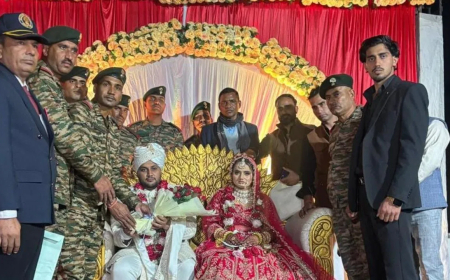 शहीद की बेटी का कन्यादान 50 जवानों ने किया: ग्रेटर नोएडा में दिखा दिल छू लेने वाला नजारा, 50 जवानों ने मिलकर किया शहीद की बेटी का कन्यादान