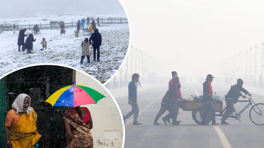 उत्तर भारत मौसम शीतलहर: हिमाचल में माइनस 6°C पहुंचा पारा, दिल्ली-NCR, UP समेत 7 राज्यों में कोल्ड वेव का अलर्ट; दक्षिणी राज्यों में भारी बारिश की चेतावनी