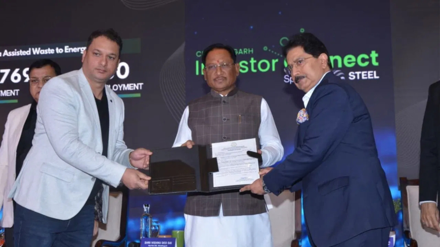 छत्तीसगढ़ निवेश CM विष्णुदेव साय: दिल्ली में इन्वेस्टर कनेक्ट से ₹6800 करोड़ से ज्यादा का निवेश मिला, बस्तर को नक्सल-मुक्त कर पर्यटन को मिलेगा बूस्ट