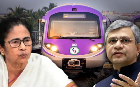 कोलकाता मेट्रो रुके प्रोजेक्ट ममता सरकार: बंगाल में ममता सरकार ने रोक दी मेट्रो की रफ्तार, संसद में रेल मंत्री ने बताया— ₹13,955 करोड़ का बजट क्यों अटका