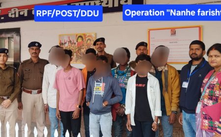 Varanasi Police & RPF: 'ऑपरेशन नन्हे फरिश्ते' के तहत 7 नाबालिगों का रेस्क्यू, डीडीयू जंक्शन पर बड़ी कार्रवाई