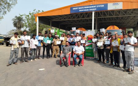 भेलूपुर में ड्राइवर सुरक्षा प्रशिक्षण कार्यक्रम, सड़क सुरक्षा को लेकर जागरूकता का संदेश