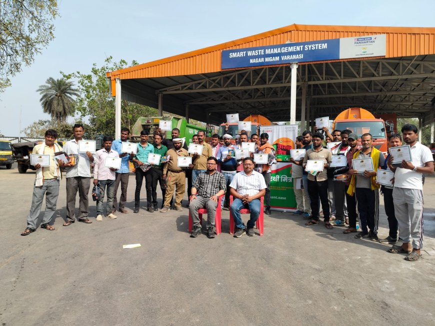 भेलूपुर में ड्राइवर सुरक्षा प्रशिक्षण कार्यक्रम, सड़क सुरक्षा को लेकर जागरूकता का संदेश