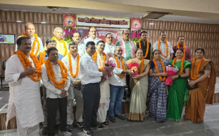 उत्तर प्रदेश प्रधानाचार्य परिषद के सम्मान समारोह एवं वार्षिक अधिवेशन का भव्य आयोजन