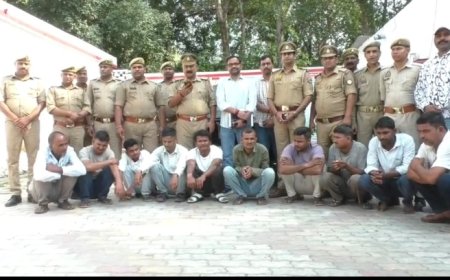 कैण्ट पुलिस व एसओजी की बड़ी कार्रवाई, 10 अंतरराज्यीय टप्पेबाज गिरफ्तार, XUV700 समेत नकदी बरामद