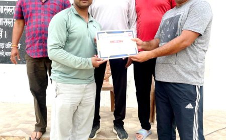 इंजीनियरिंग विभाग के अजीत तिवारी बने ‘मैन ऑफ द मैच’