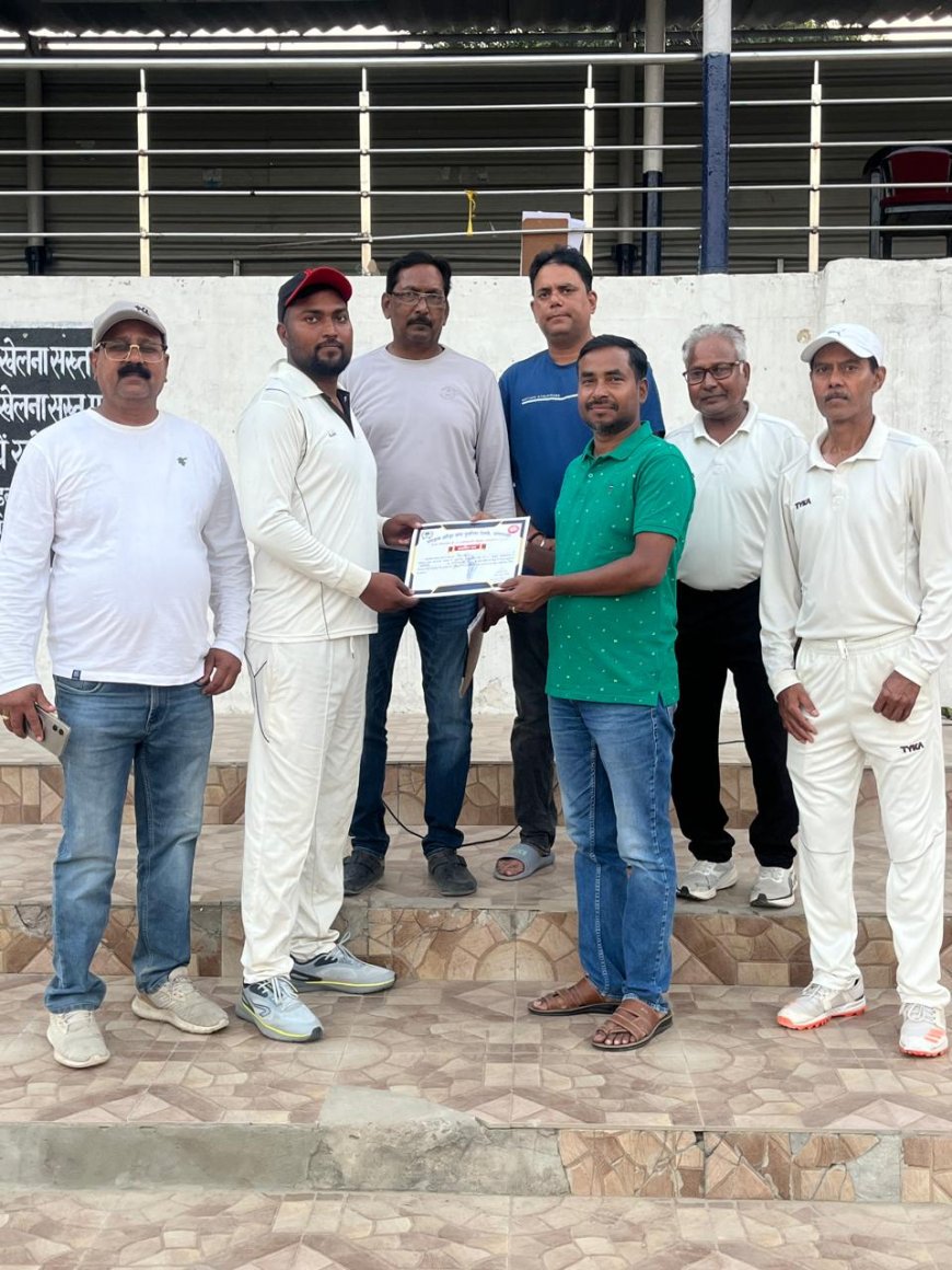 वाराणसी मंडल की अंतर विभागीय ग्रीष्मकालीन T-20 क्रिकेट प्रतियोगिता में रोमांचक मुकाबले, यांत्रिक और इंजीनियरिंग विभाग की शानदार जीत