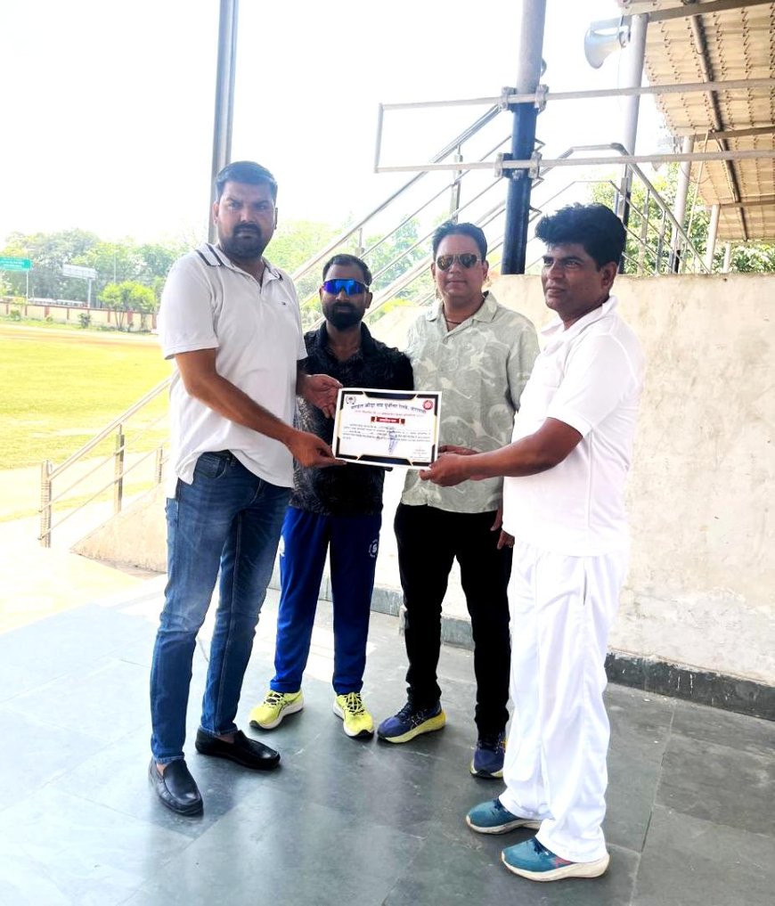 रेल सुरक्षा बल के शाहनवाज बने ‘मैन ऑफ द मैच’