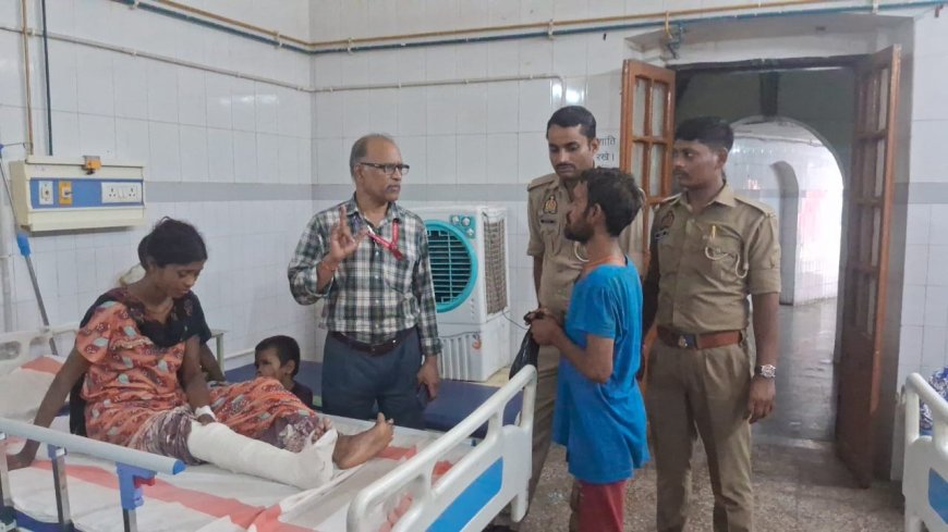 SSPG मंडलीय अस्पताल में डॉ. सिन्हा की संवेदनशीलता ने जीता मरीज का भरोसा, इलाज और व्यवहार की हुई सराहना