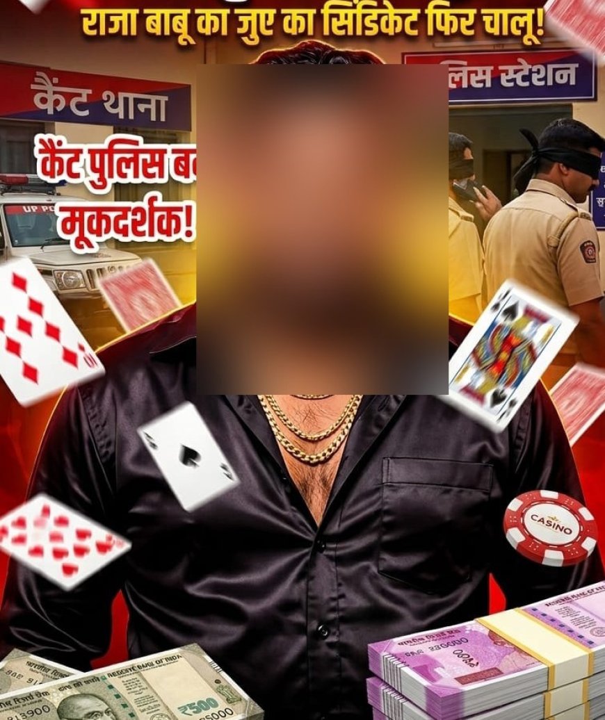 बिग ब्रेकिंग: वाराणसी कैंट क्षेत्र में कथित जुए के अड्डे को लेकर चर्चा तेज, पुलिस की कार्रवाई पर टिकी निगाहें